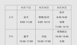 高考时间2021 2021年高考时间