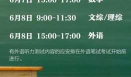 2021年高考省排名 2021高考时间及科目安排